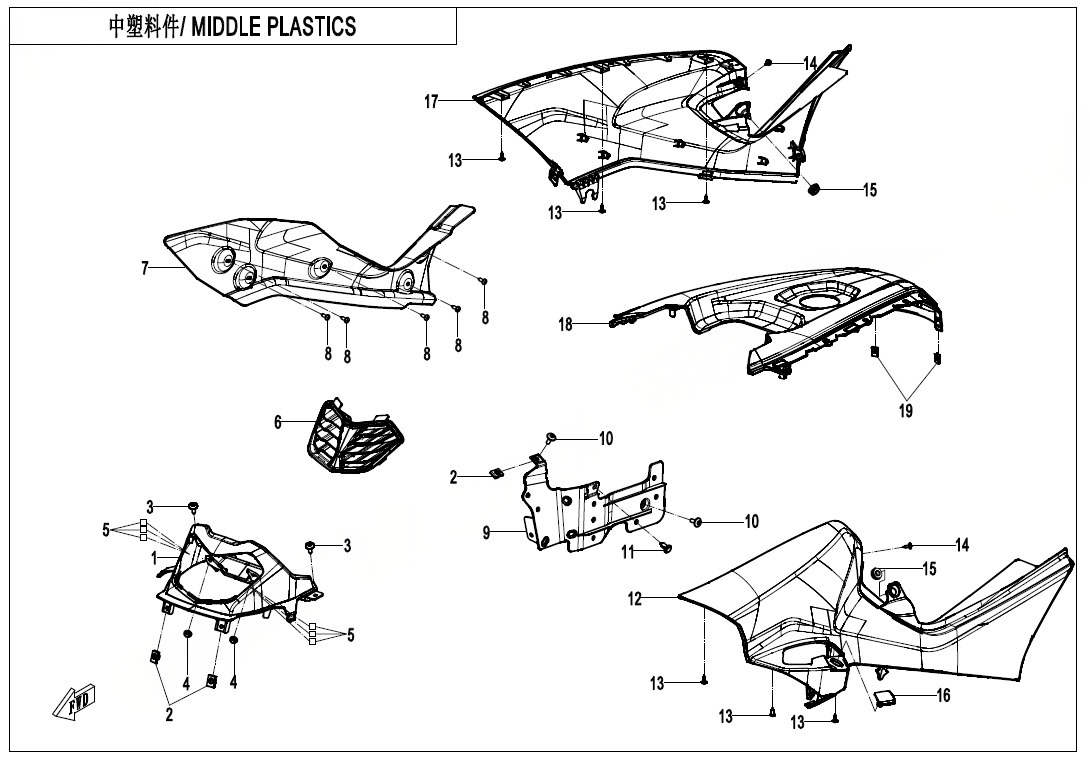 Picture of F04-3 - MIDDLE PLASTICS