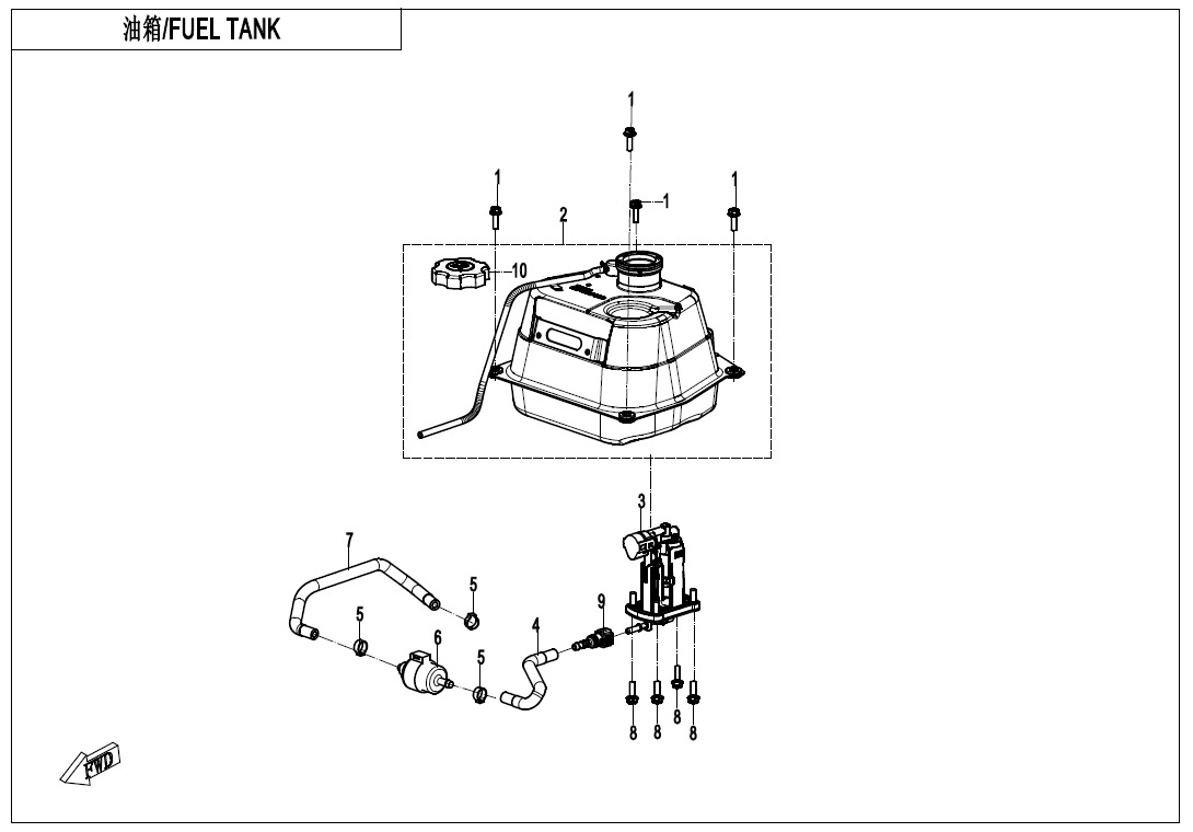 Picture of F12 - FUEL TANK