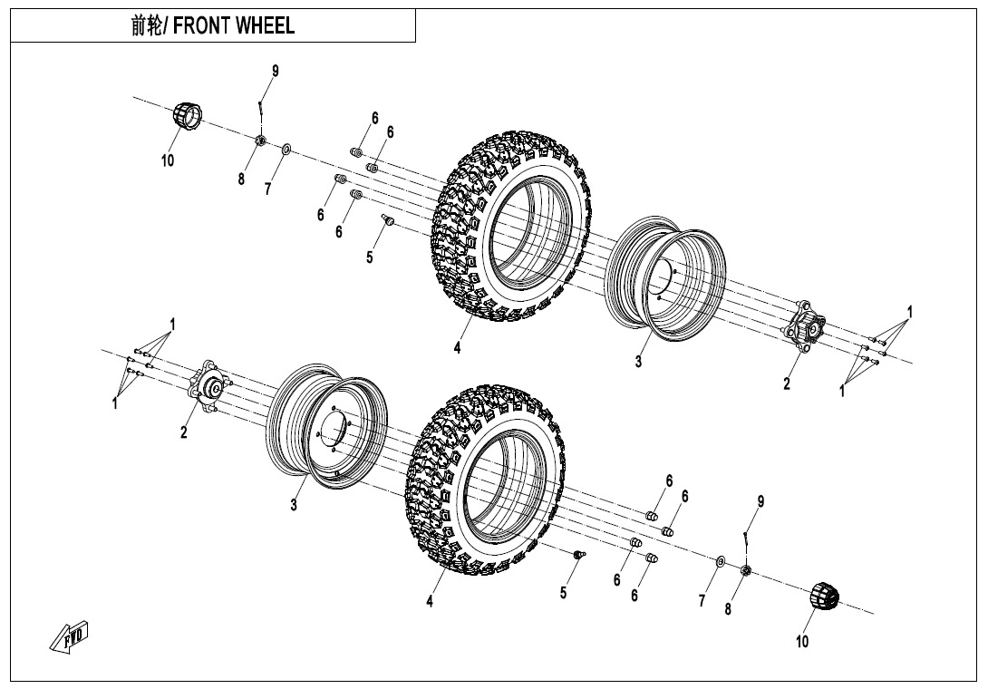 Picture of F07 - FRONT WHEEL