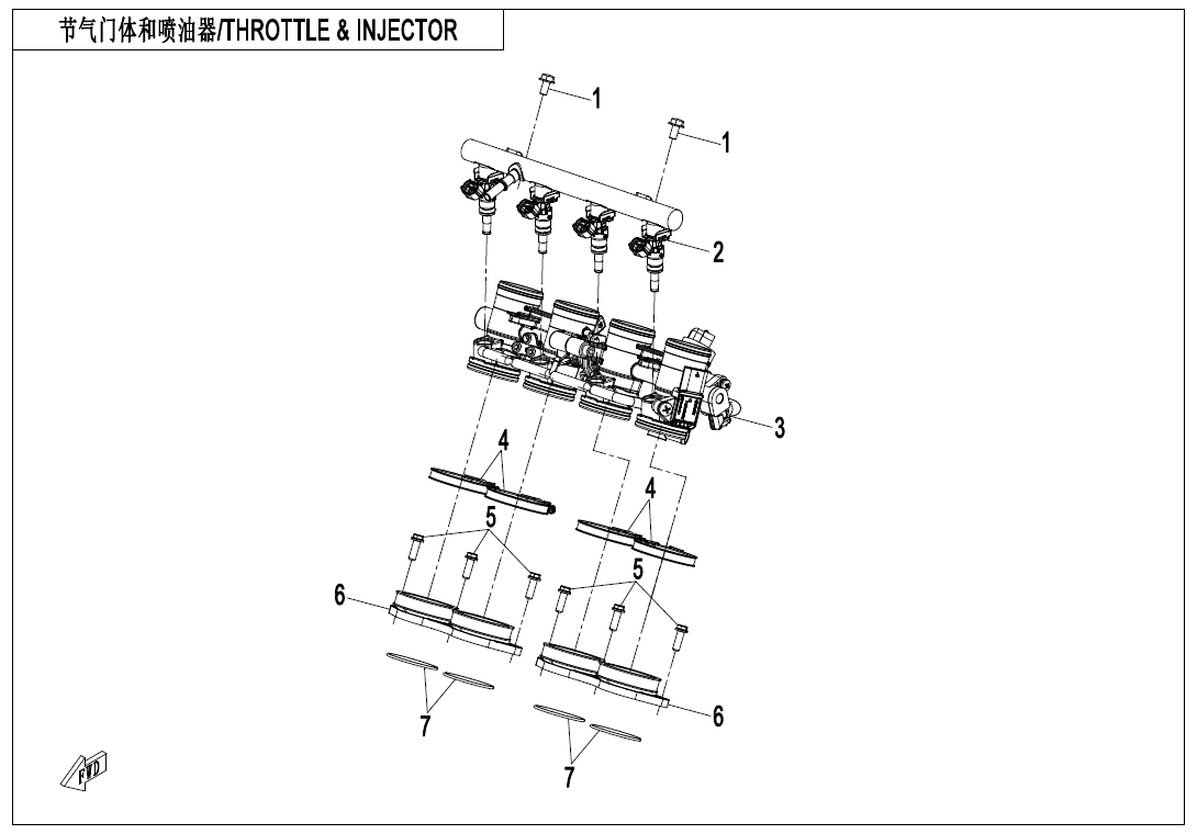 Picture of E17 - THROTTLE @^ INJECTOR