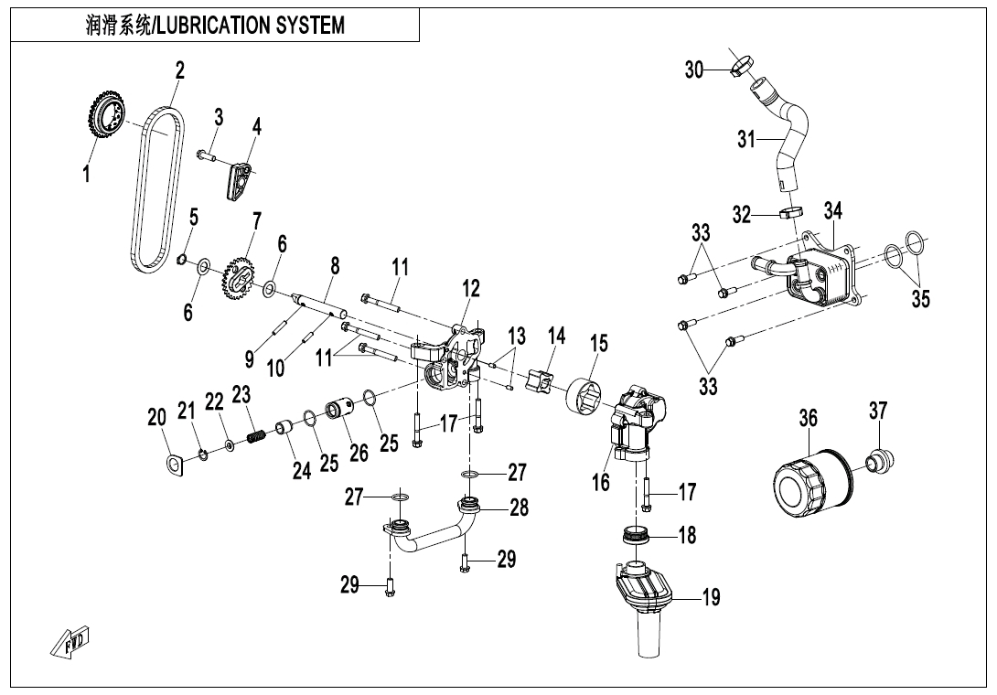 Picture of E07 - LUBRICATION SYSTEM