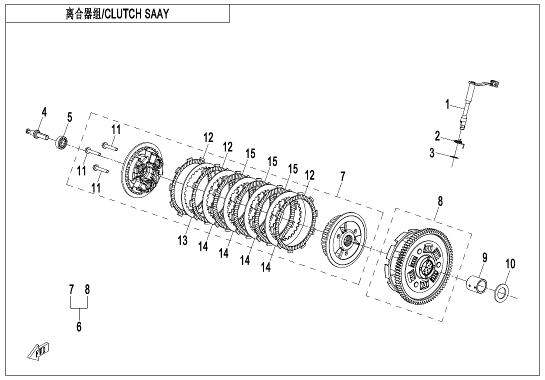 Picture of E05 - CLUTCH ASSY
