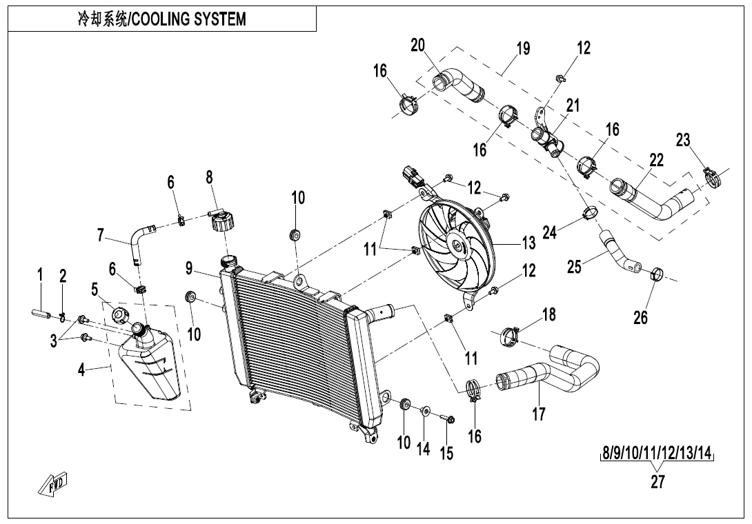 Picture of F18 - COOLING SYSTEM