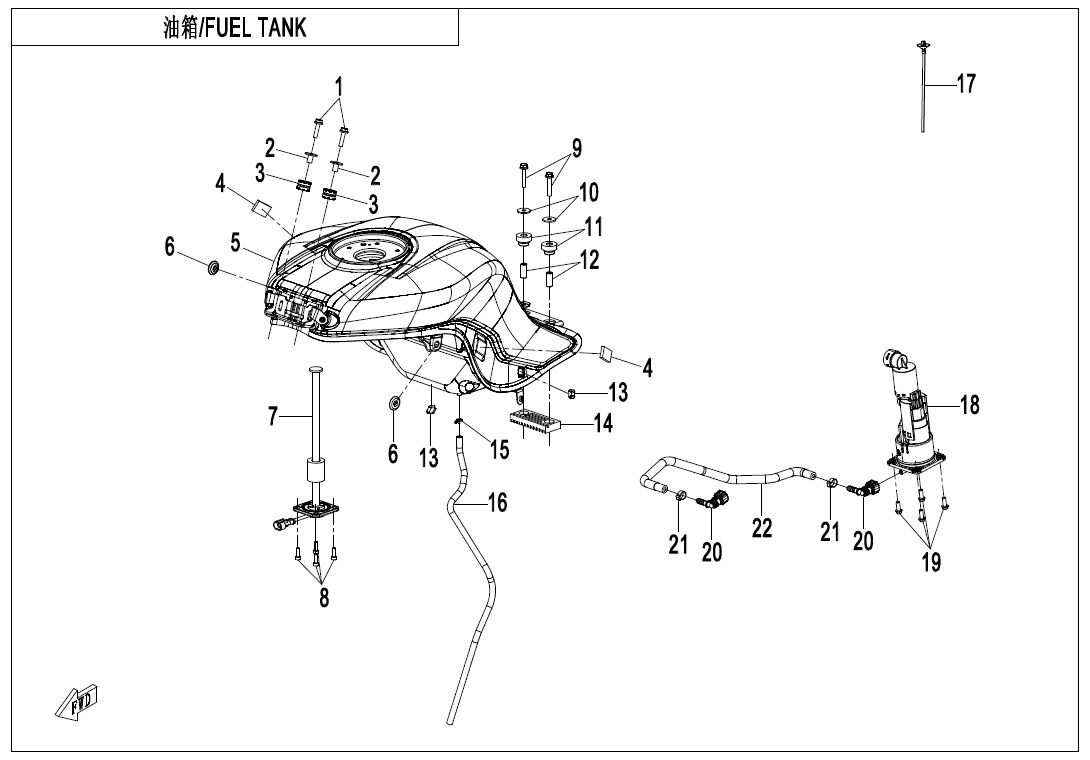 Picture of F12 - FUEL TANK