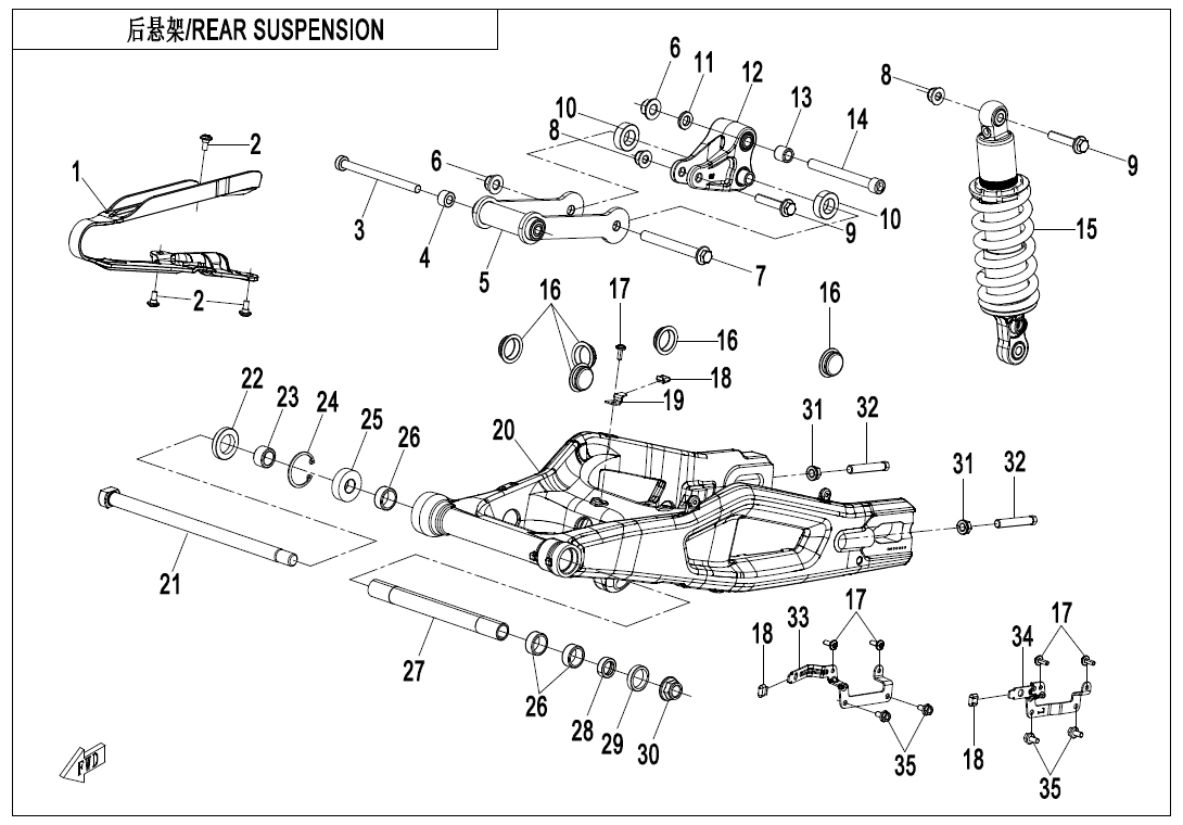 Picture of F06 - REAR SUSPENSION