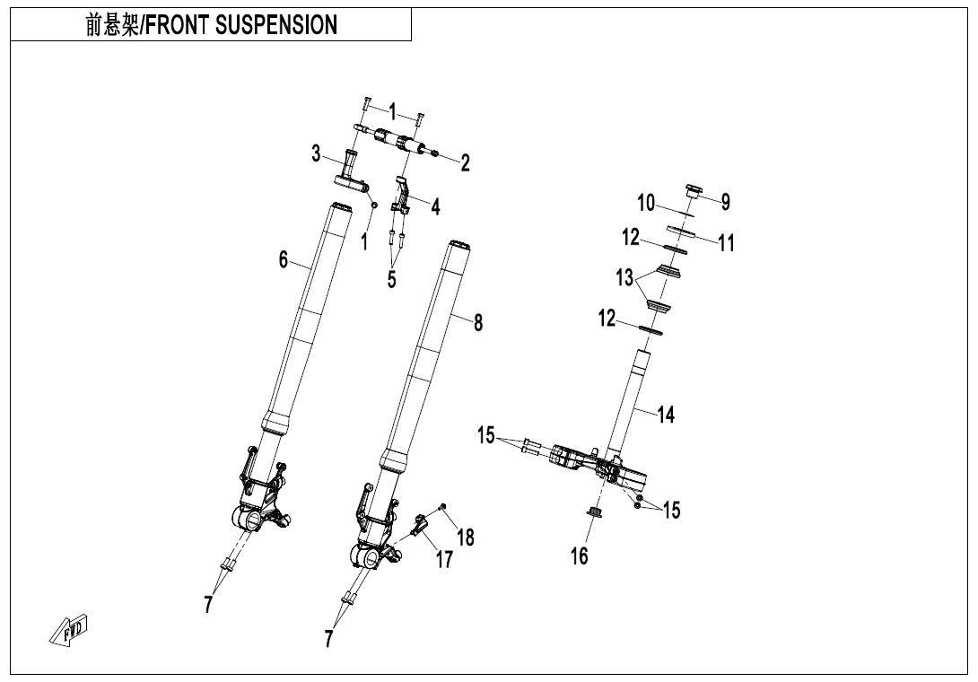 Picture of F05 - FRONT SUSPENSION