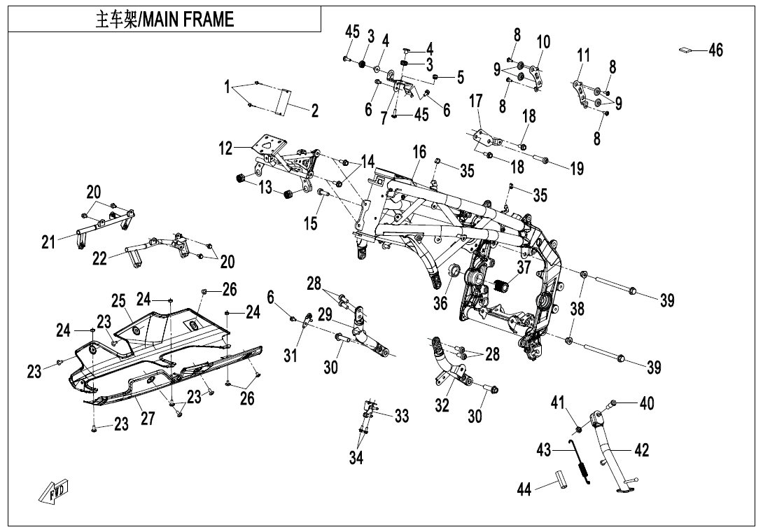 Picture of F03-1 - MAIN FRAME