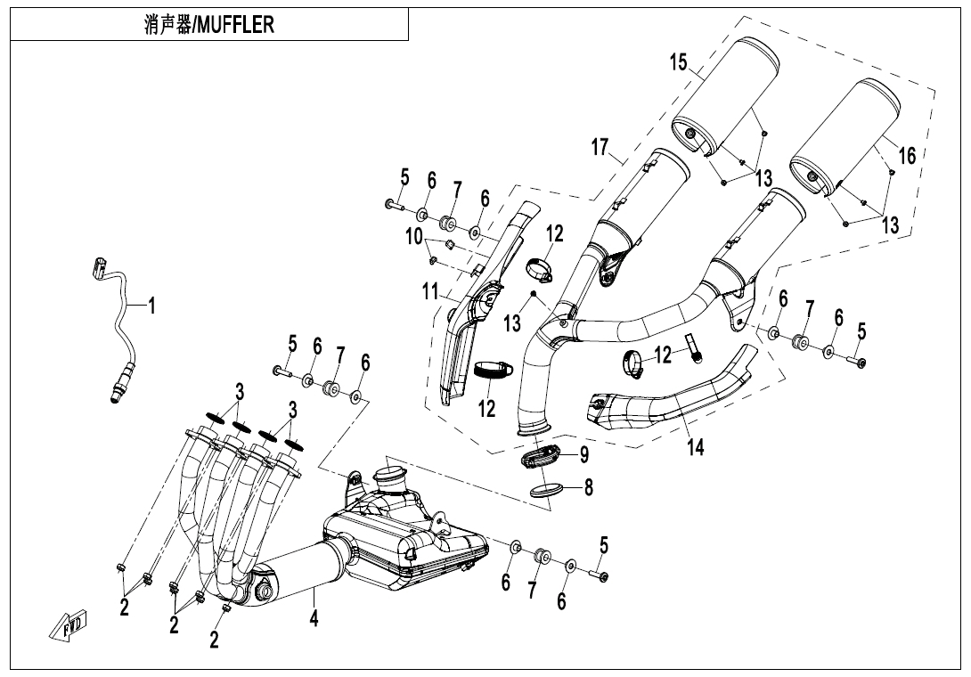 Picture of F02 - MUFFLER