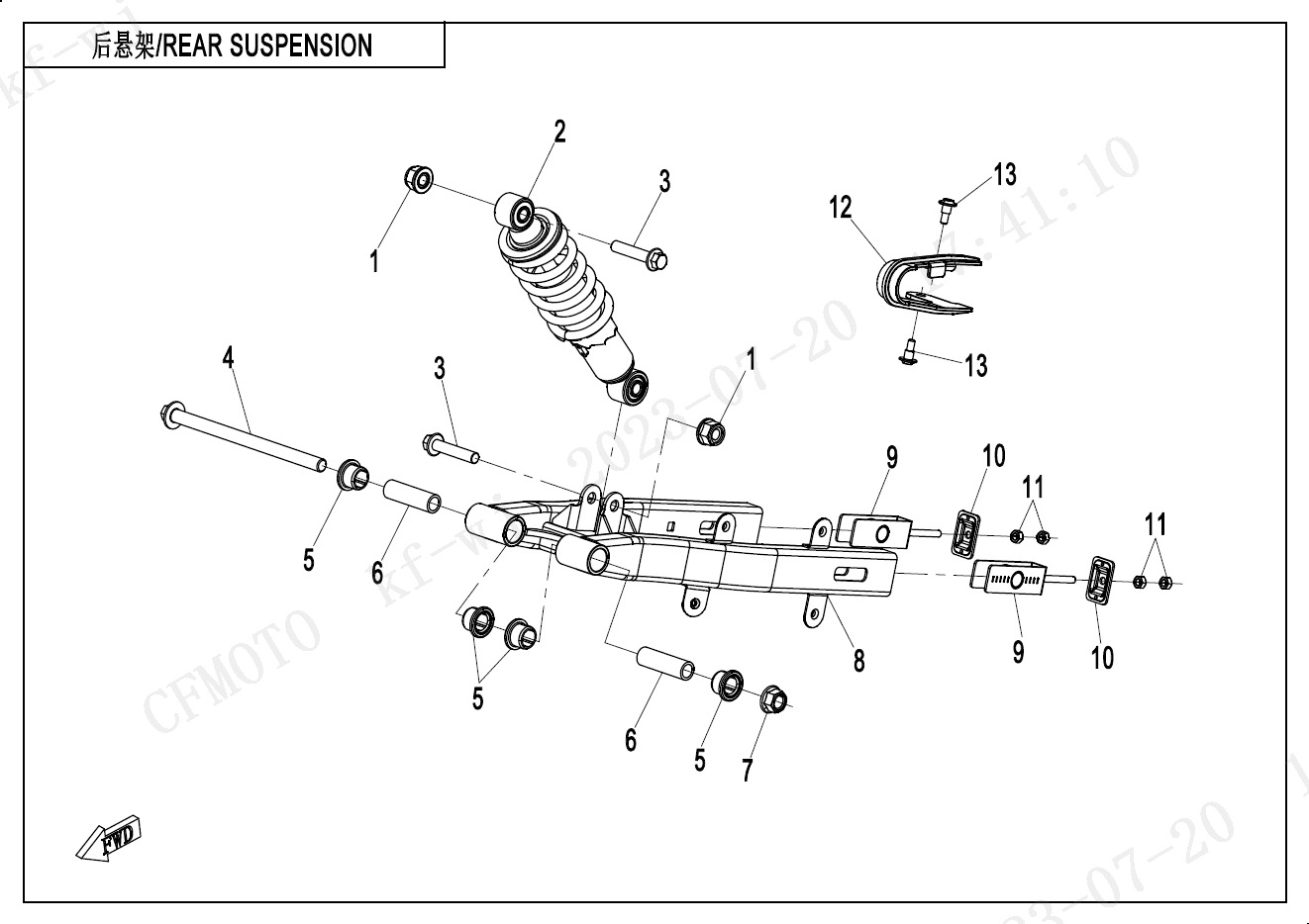 Picture of F06 - REAR SUSPENSION