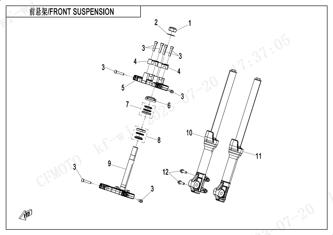 Picture of F05 - FRONT SUSPENSION