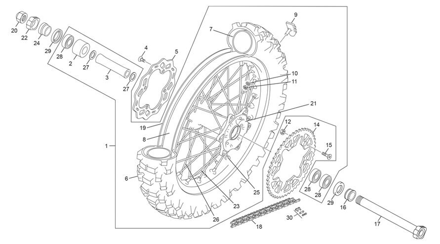 Picture of 11 - REAR WHEEL
