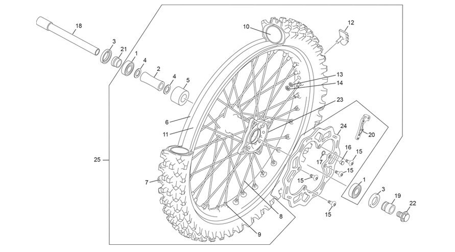 Picture of 10 - FRONT WHEEL