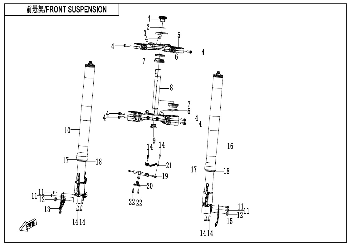 Picture of F05-1 - FRONT SUSPENSION