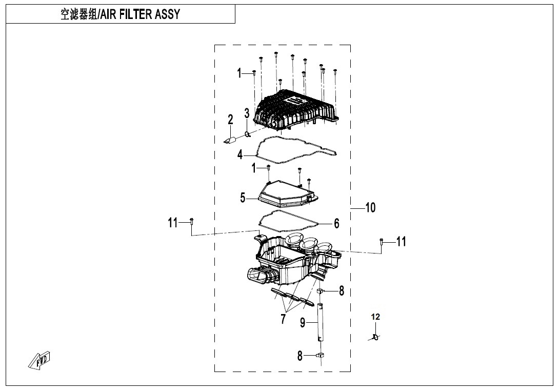 Picture of F41 - AIR FILTER ASSY