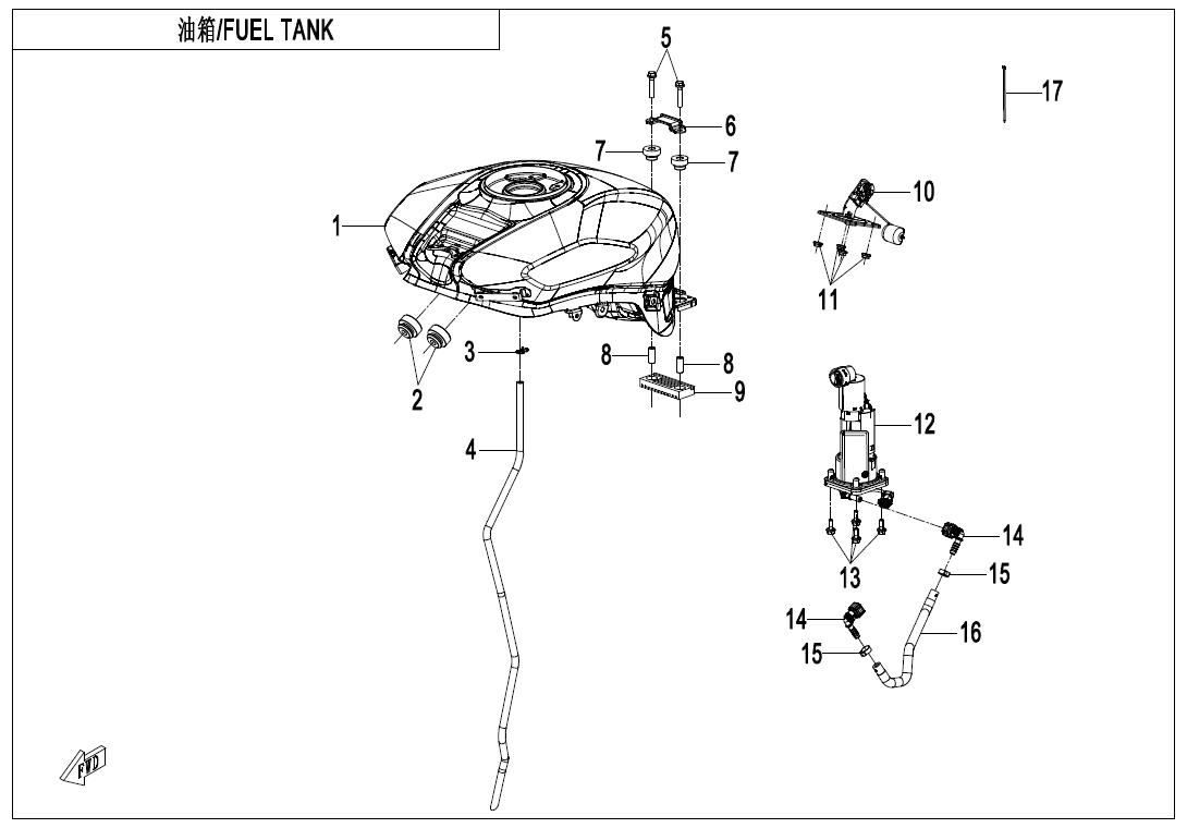 Picture of F12 - FUEL TANK