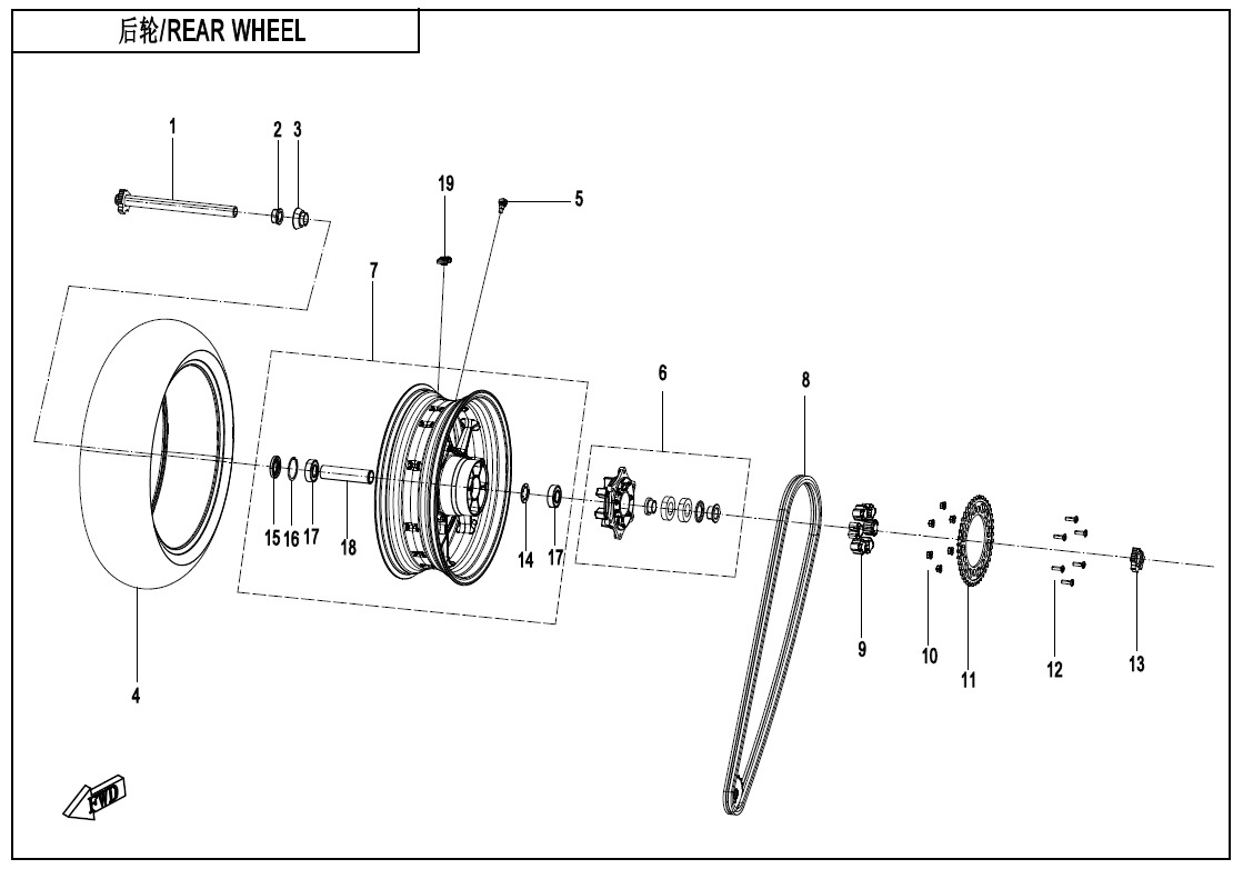 Picture of F11 - REAR WHEEL