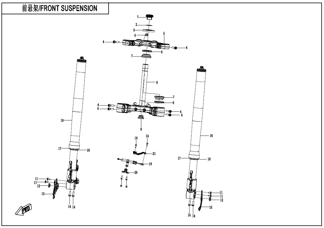 Picture of F05 - FRONT SUSPENSION