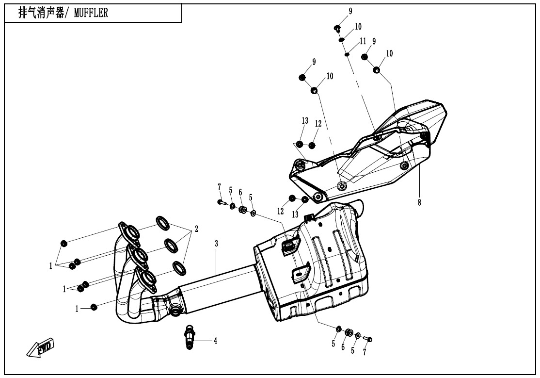Picture of F02 - MUFFLER