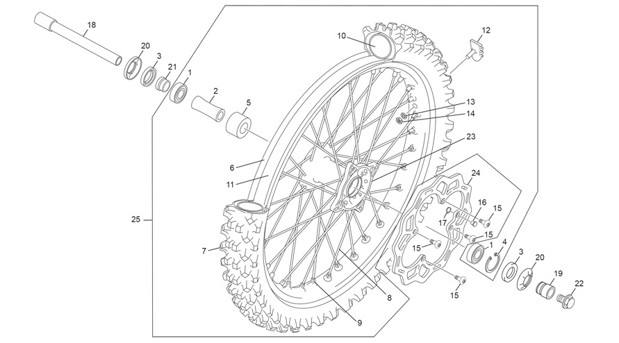 Picture of 10 - FRONT WHEEL