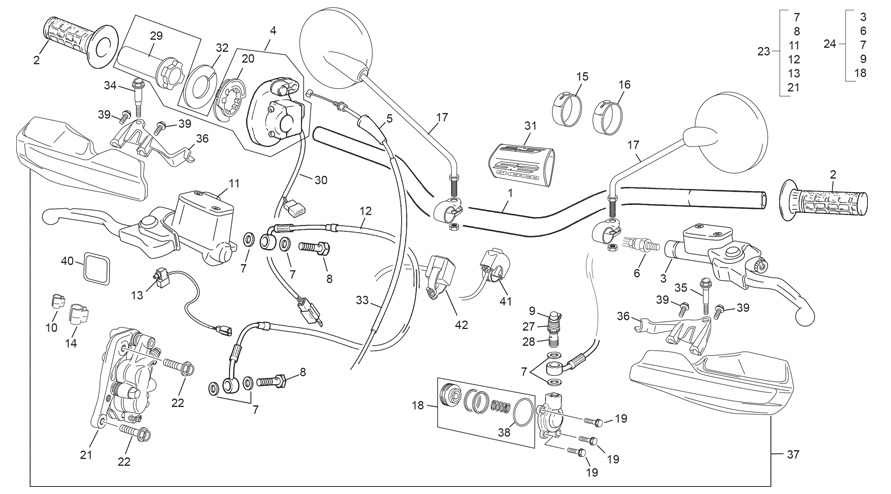 Picture of 12 - HANDLEBAR