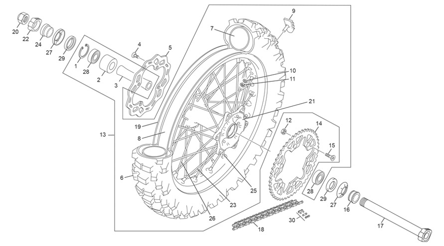 Picture of 11 - REAR WHEEL