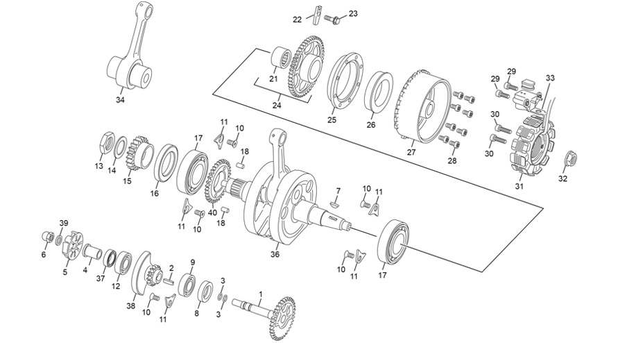 Picture of 19 - CRANKSHAFT ASSY