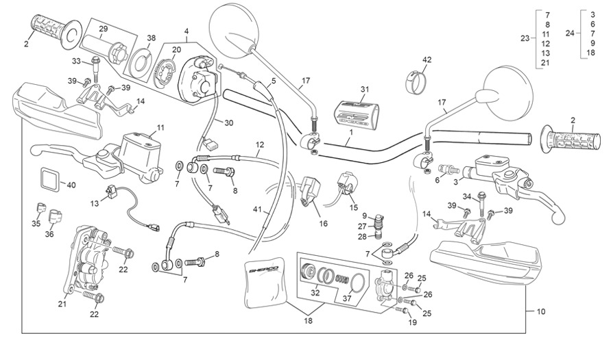 Picture of 12 - HANDLEBAR