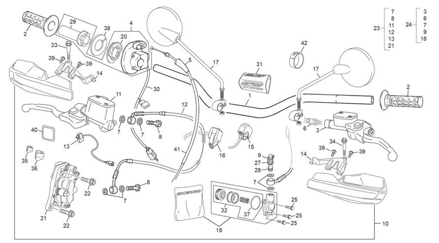 Picture of 12 - HANDLEBAR