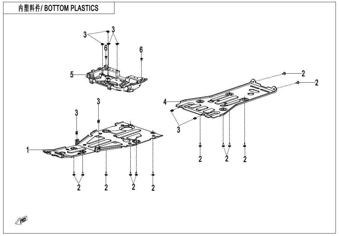 Picture of F04-5 - BOTTOM PLASTICS