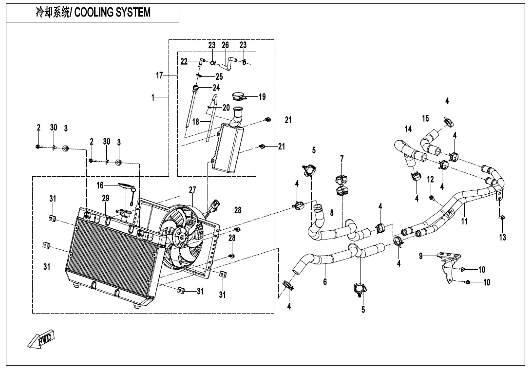 Picture of F18 - COOLING SYSTEM