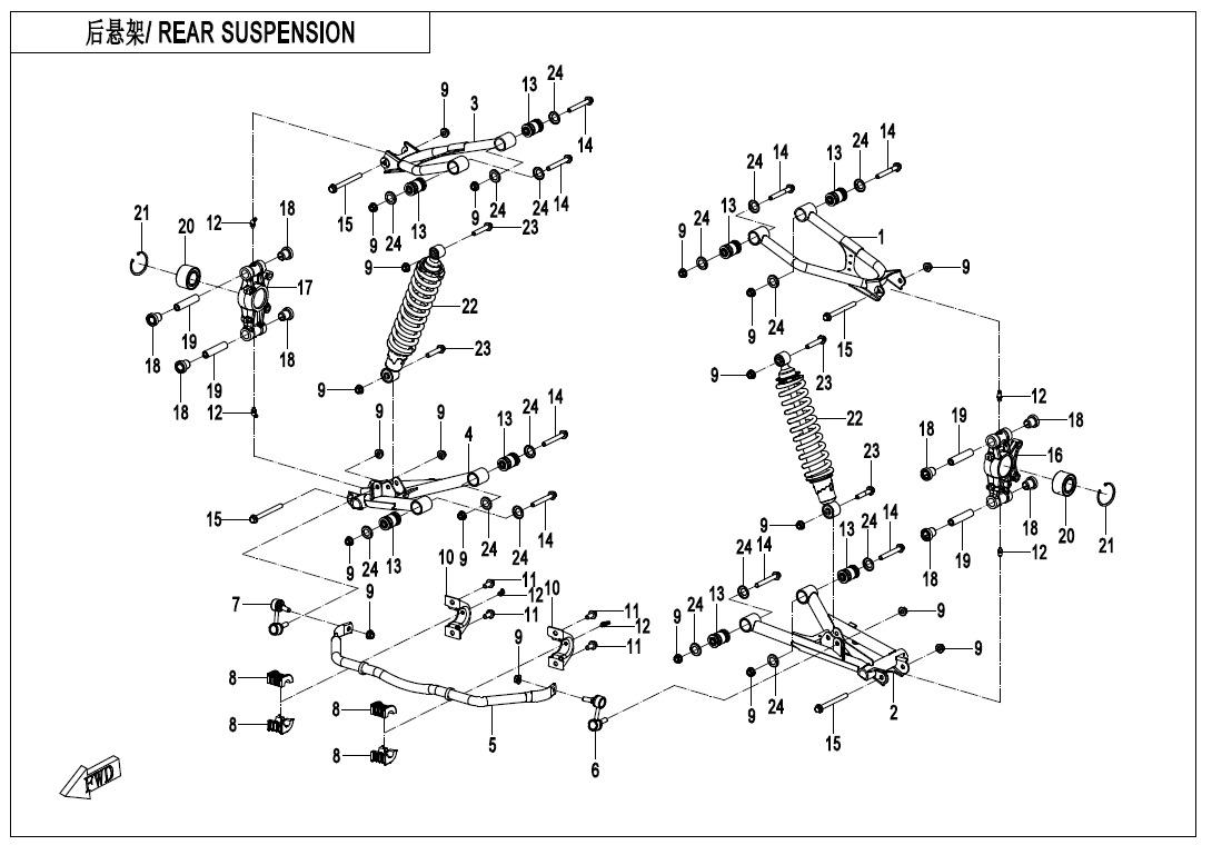 Picture of F06 - REAR SUSPENSION