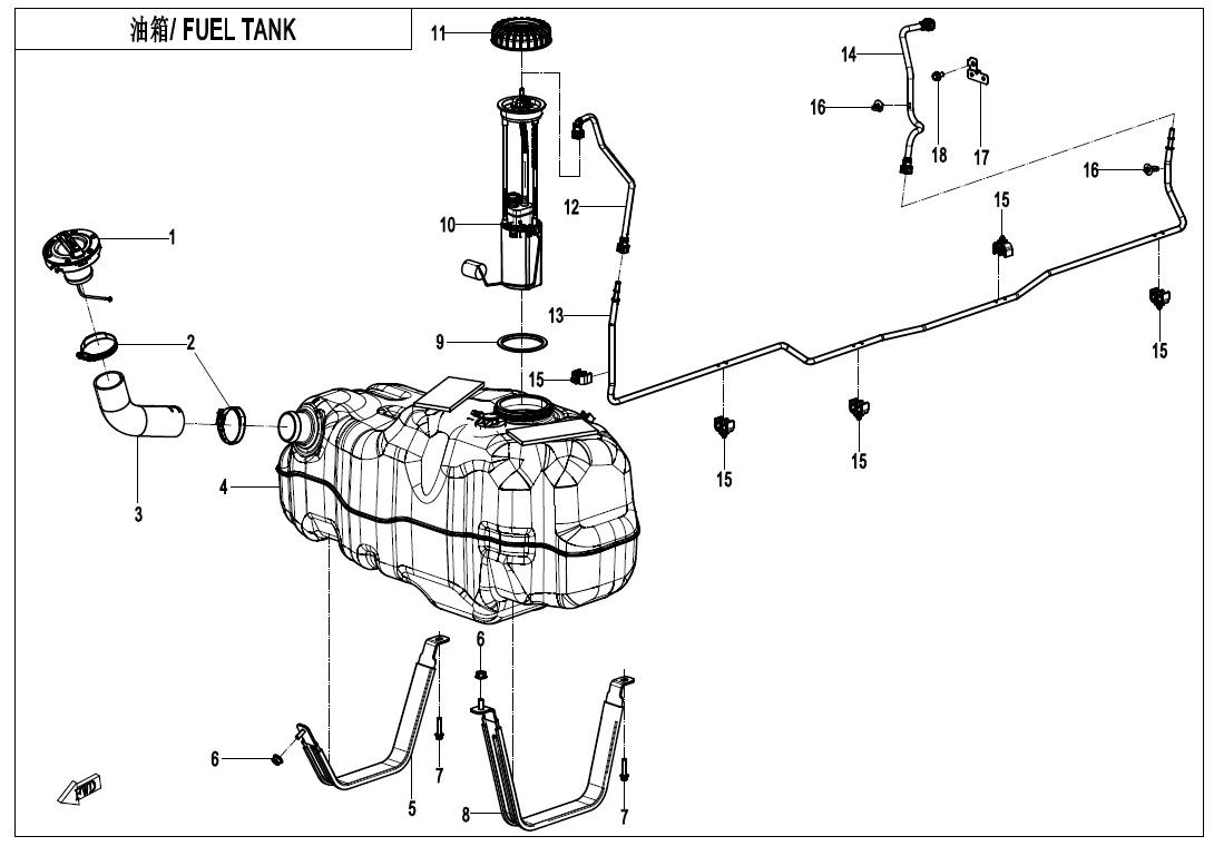 Picture of F12 - FUEL TANK