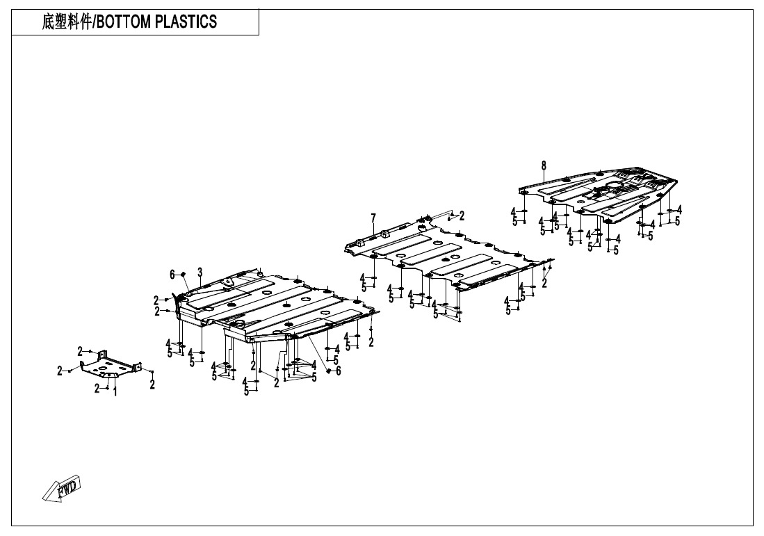 Picture of F04-6 - BOTTOM PLASTICS