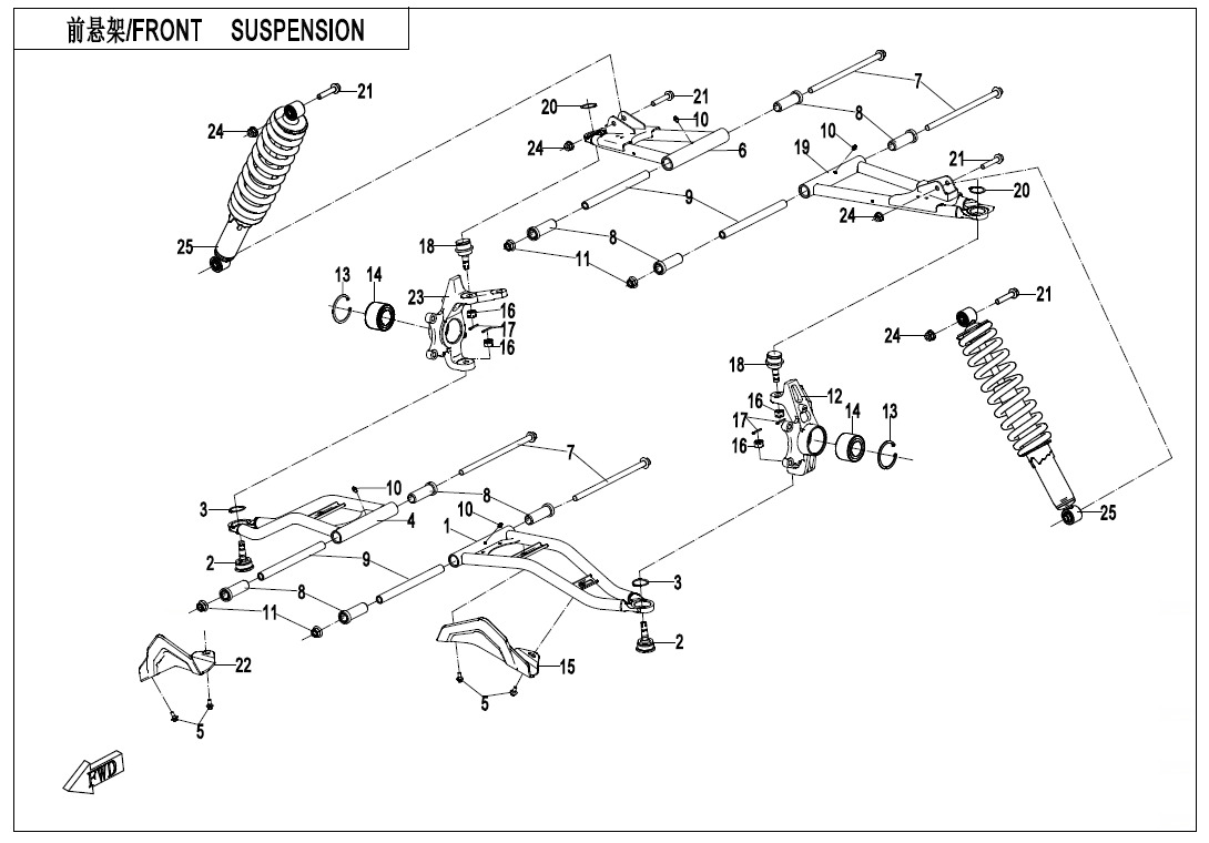 Picture of F05 - FRONT SUSPENSION