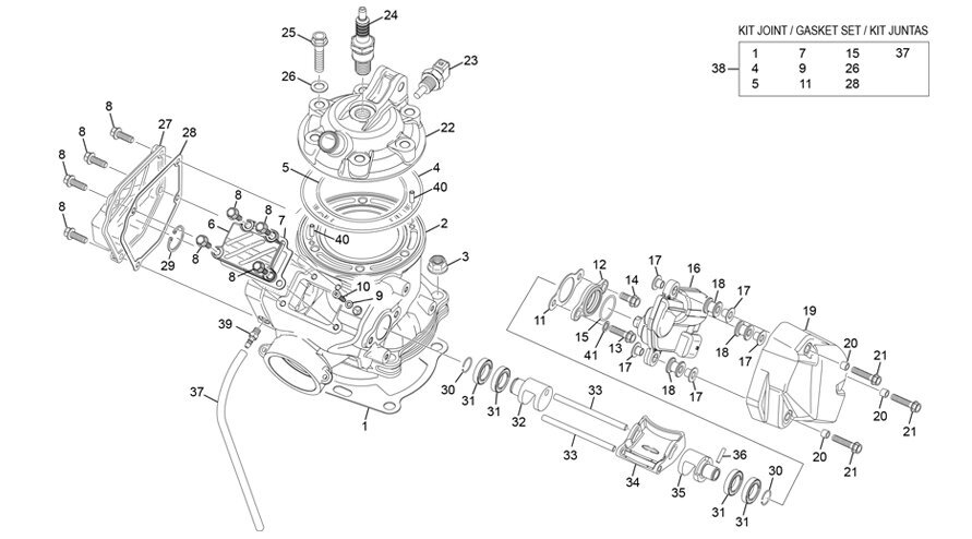 Picture of 21 - CYLINDER & CYLINDER HEAD