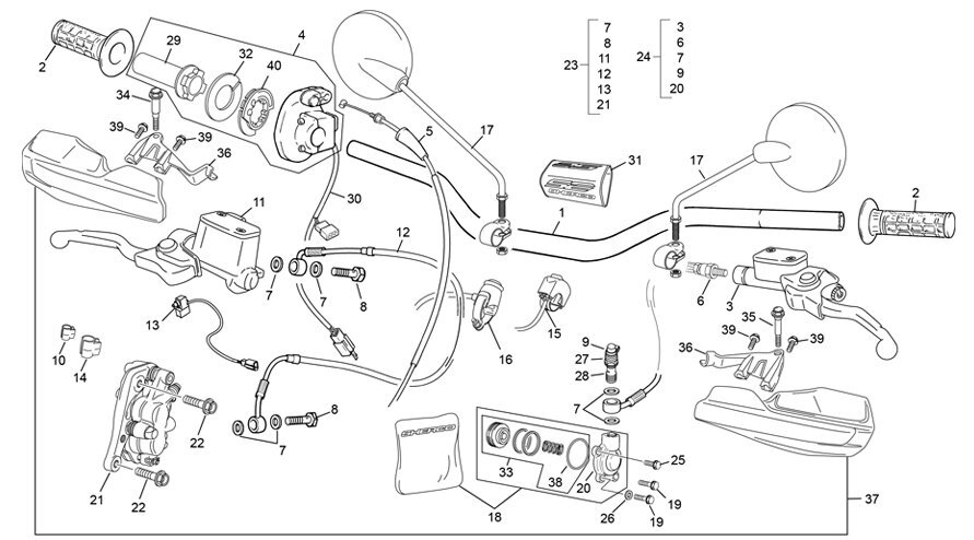 Picture of 12 - HANDLEBAR
