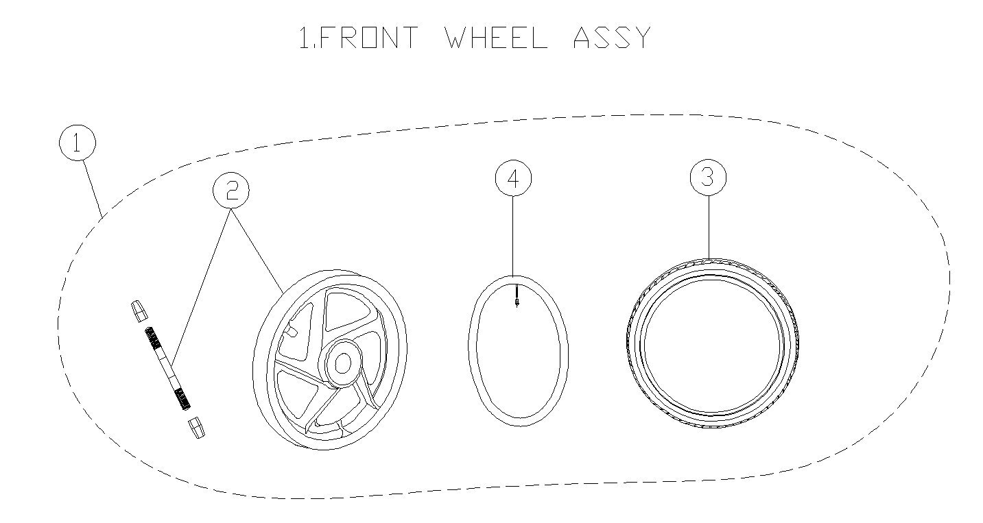 Picture of F01 - FRONT WHEEL ASSY