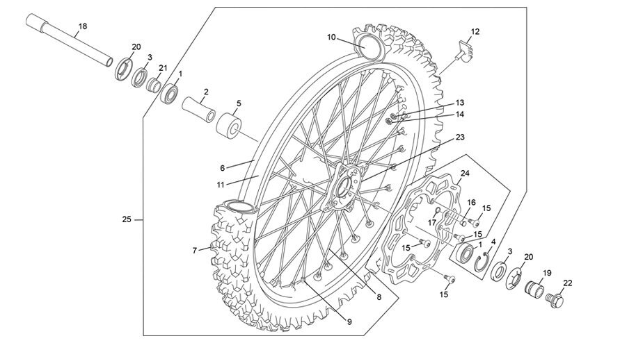Picture of 10 - FRONT WHEEL