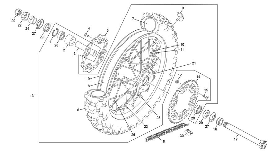 Picture of 11 - REAR WHEEL