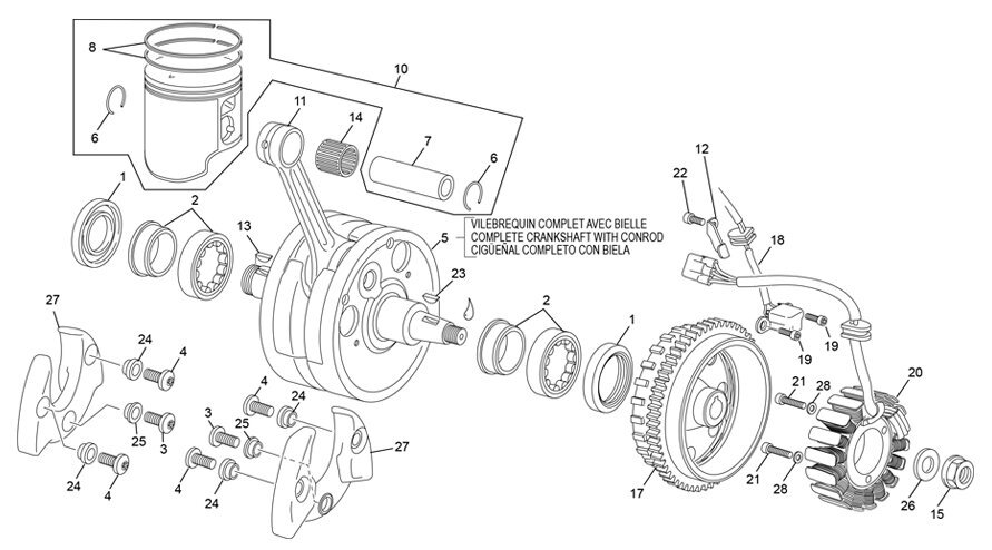 Picture of 19 - CRANKSHAFT ASSY