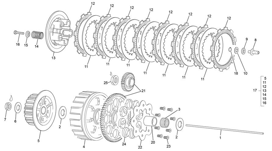 Picture of 20 - CLUTCH