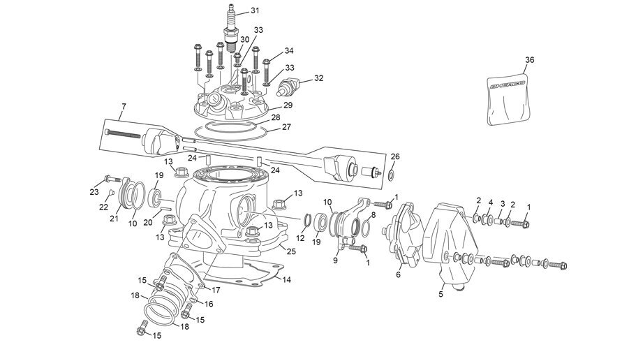 Picture of 21 - CYLINDER - CYLINDER HEAD