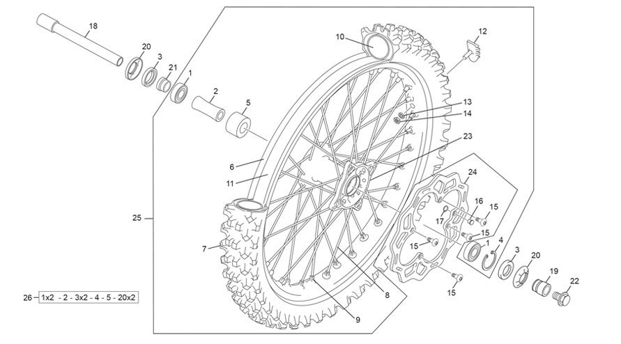 Picture of 10 - FRONT WHEEL