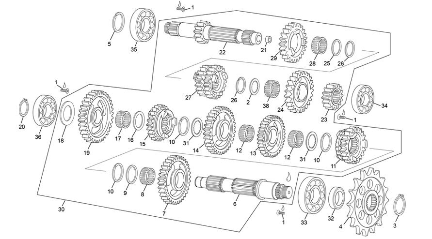 Picture of 17 - GEAR SET