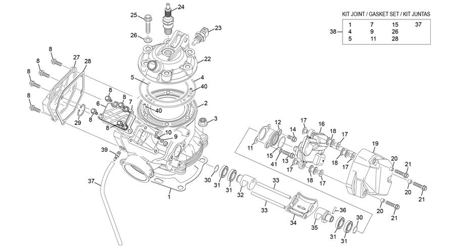 Picture of 21 - CYLINDER - CYLINDER HEAD