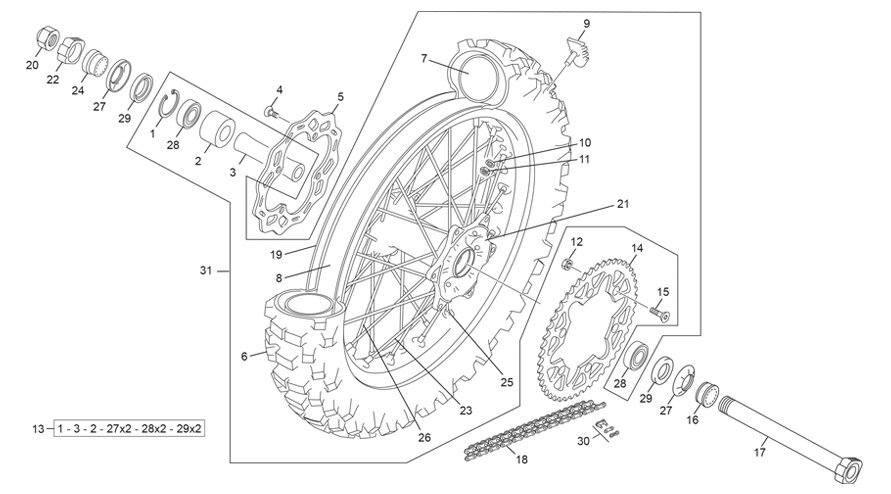 Picture of 11 - REAR WHEEL