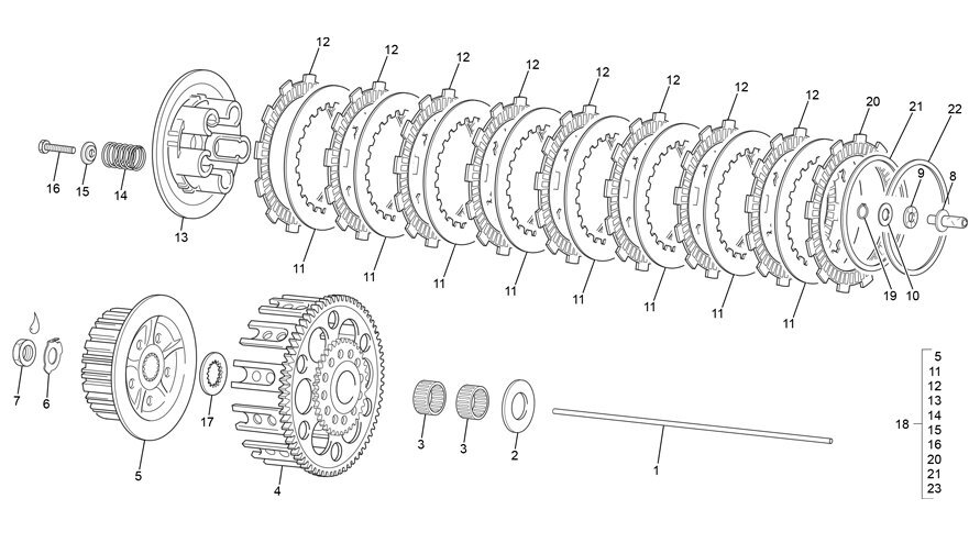 Picture of 20 - CLUTCH