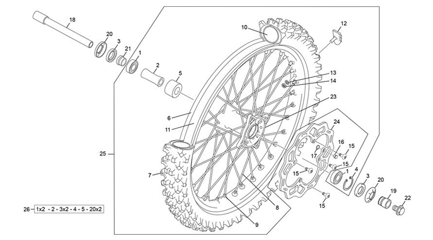 Picture of 10 - FRONT WHEEL