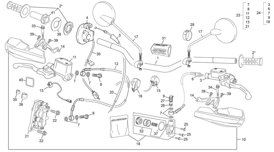 Picture of 12 - HANDLEBAR