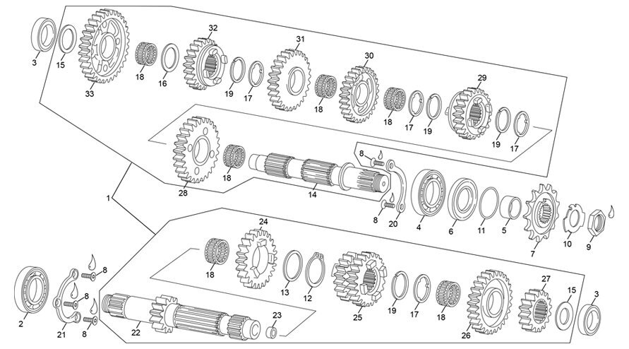Picture of 17 - GEAR SET